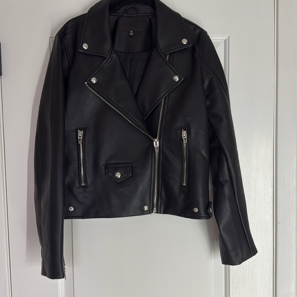 Women's Black Leather Jacket